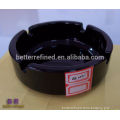 Black Crystal Glass Ashtray